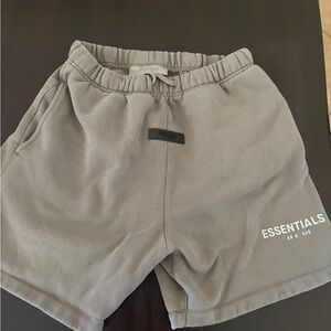 Essentials Fear of God Men's Taupe Athletic Shorts